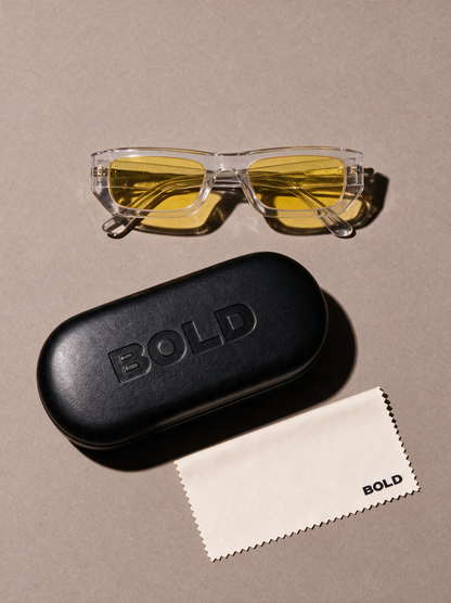 BLADE Frame 17 in CITRON with BOLD hard case and cleaning cloth