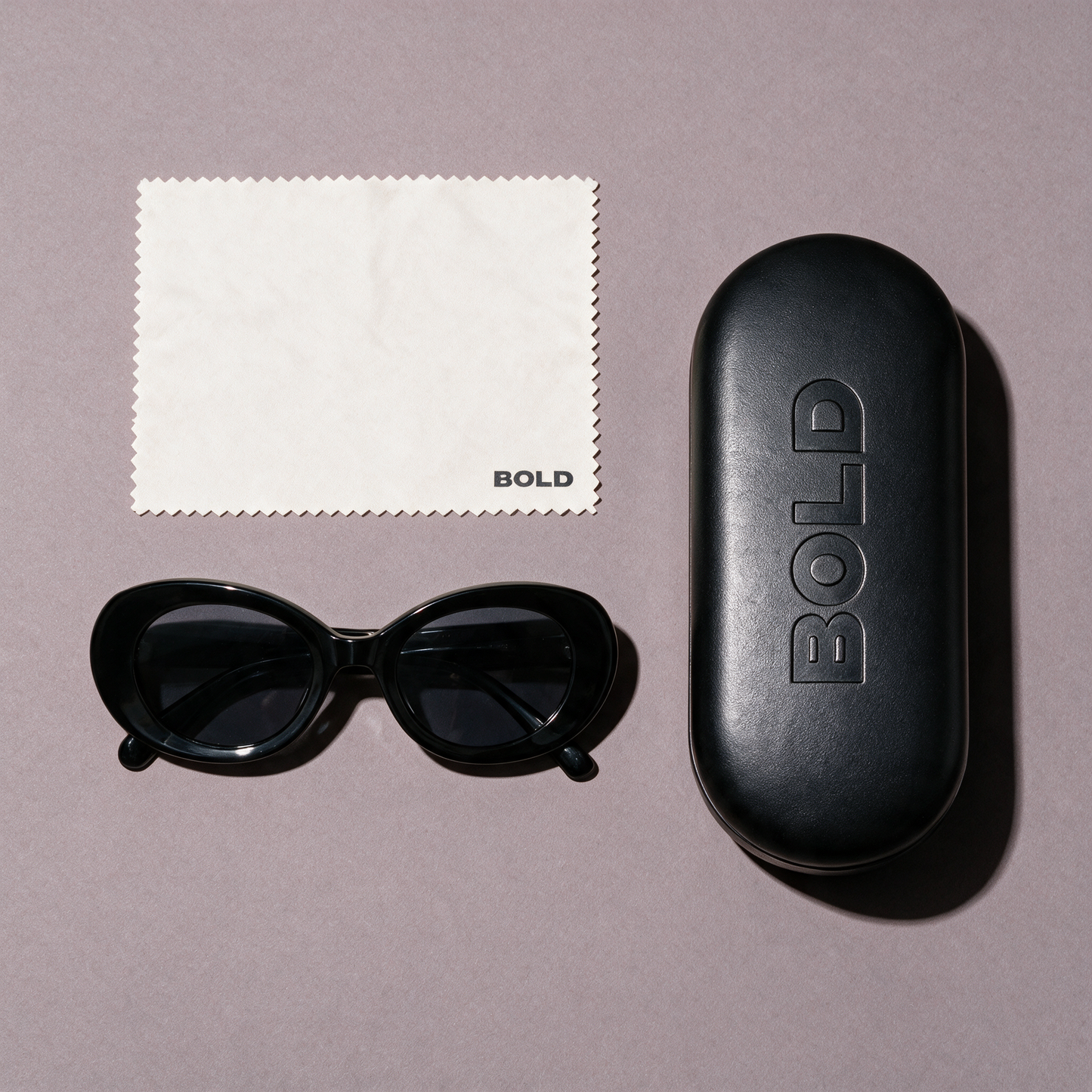 ORBIT Frame 21 in SABLE with BOLD hard case and cleaning cloth