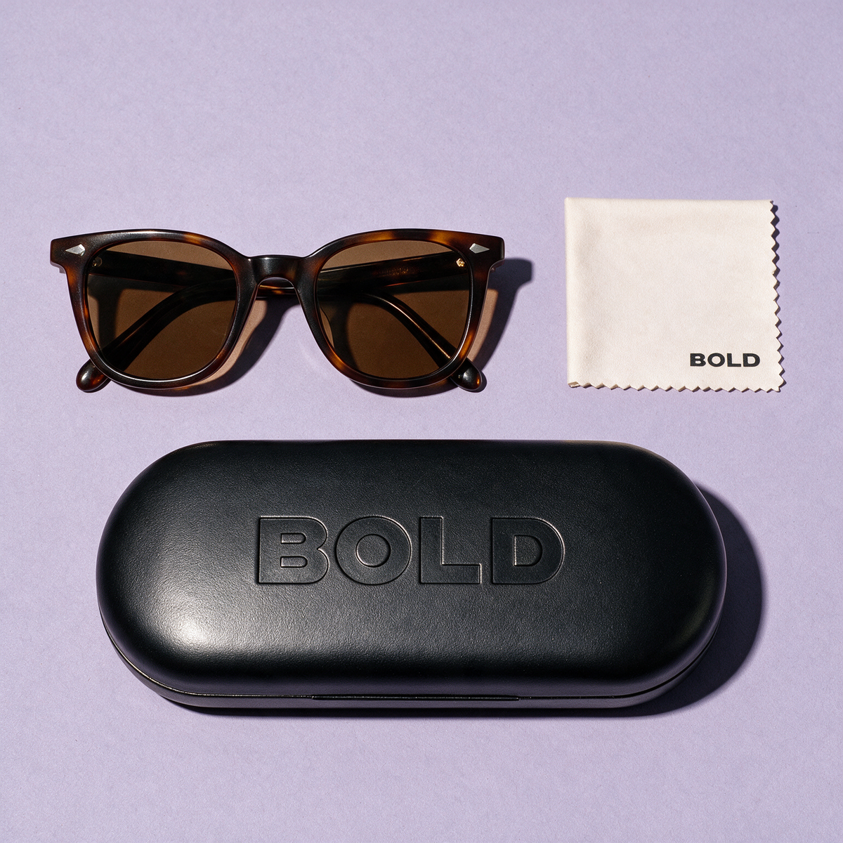 VISUAL Frame 11 in TORTOISE with BOLD hard case and cleaning cloth
